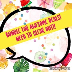 Help me clear out! Bundle for awesome offers!